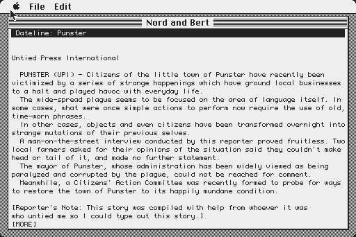 Screenshot for Nord and Bert Couldn't Make Head or Tail of It r19